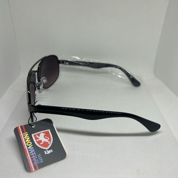 Khan Mens Aviator Sunglasses - Picture 3 of 3